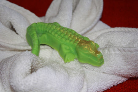 Authentic handmade crocodile soap from Karumba in North Queensland