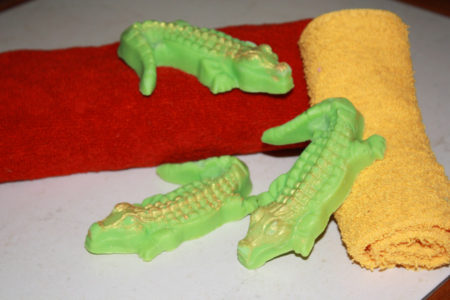 Authentic handmade crocodile soap from Karumba in North Queensland